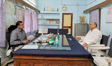बस संचालन व बस स्टैंड विस्तार को लेकर अजमेर आगार के मुख्य प्रबंधक से मिले गैसावत