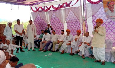 क्षेत्र का चहुमुखी विकास कराना मेरी पहली प्राथमिकता- कांतिप्रसाद मीणा
