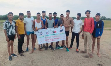 फिट इंडिया कार्यक्रम के तहत कालियास में आजादी दौड़ कार्यक्रम का हुआ आयोजन