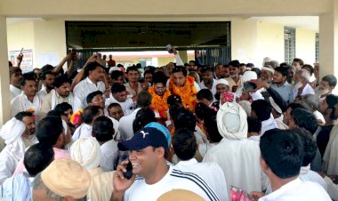 विधायक जाहिदा खान का बेटा साजिद खान निर्विरोध बना प्रधान