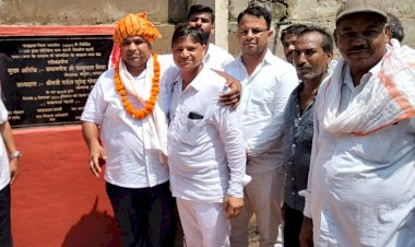 विधायक बाबूलाल बैरवा ने गारू मे समर्सिबल बोरिंग का किया उद्धाटन