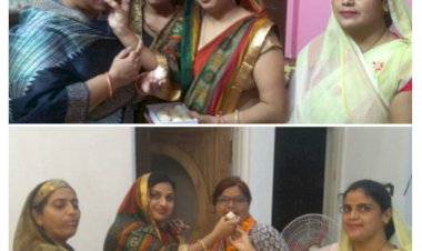 महिला पार्षदों ने नवनियुक्त भाजपा महिला मोर्चा जिला पदाधिकारीयो का किया स्वागत