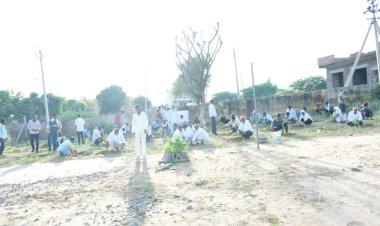 पूर्व उपमुख्यमंत्री पायलट के जन्मदिन के उपलक्ष पर किया पौधरोपण