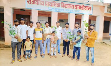कांग्रेस नेता पायलट के जन्मदिन पर युवा कांग्रेस ब्लाक मुण्डावर ने किया पौधरोपण