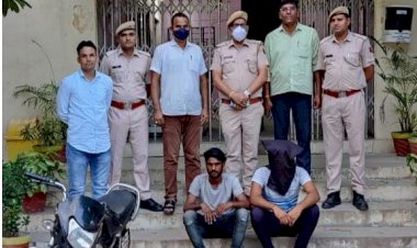 मिष्ठान भंडार संचालक से  20 लाख की फिरौती मांगने वाले आरोपी चढ़ा पुलिस के हत्थे