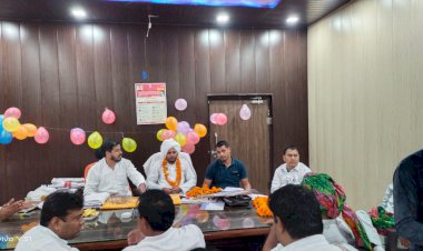 पंचायत समिति के नवनियुक्त प्रधान  डॉक्टर आरिफ खान ने संभाला कार्यभार