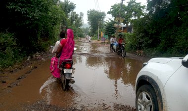 माचाड़ी-बारा भड़कोल सडक मार्ग क्षतिग्रस्त, जिम्मेदार प्रशासन नहीं दे रहा कोई ध्यान