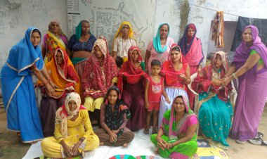 आंगनबाड़ी केंद्र पर हुई गर्भवती महिलाओं की गोद भराई की रस्म
