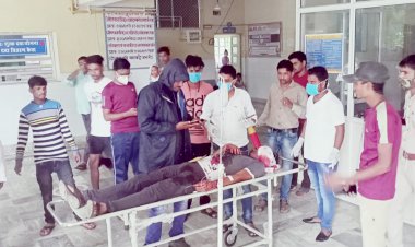 बजरी से भरे ट्रेलर की रोडवेज बस से भिड़न्त में सात महिलाओं सहित आठ घायल