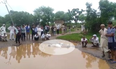 टूटकर गिरा 11 केवी लाइन का तार चपेट में आने से एक की मौत, पांच घण्टे सड़क पर पड़ा रहा शव