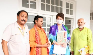 कांग्रेस की महासचिव प्रियंका गांधी से मिला आंदोलनकारियों का प्रतिनिधि मंडल