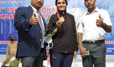 नेशनल कराटे प्रतियोगिता में पूनम यादव ने गोल्ड मैडल जीतकर राजस्थान का नाम किया रोशन
