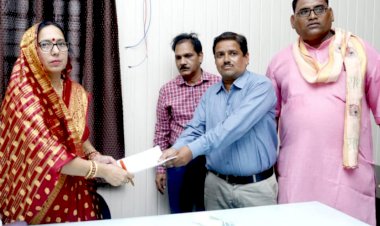 ड़ीग की नवनिर्वाचित प्रधान रजनी प्रदीप ने संभाला प्रधान का पदभार