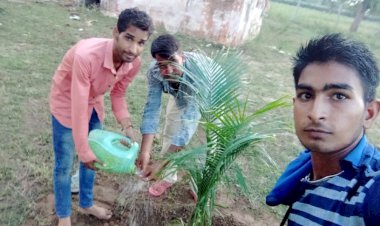 101 पौधे लगाकर मनाया अपना जन्मदिन