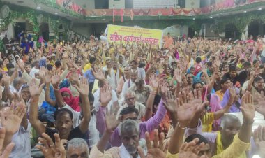 सक्रिय कार्यकर्ता सम्मेलन में हजारों कार्यकर्ताओं ने ली ब्रज की प्रकृति पर्वतों और संपदा को बचाने की शपथ