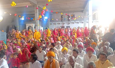 भागवत कथा का हुआ आयोजन, श्रद्धालुओं ने लिया बाड़ी माता का आशीर्वाद