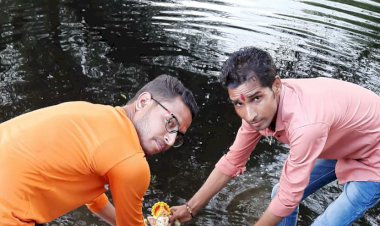 धूमधाम से किया गणपति जी का विसर्जन