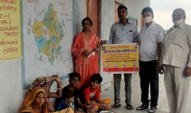 भीलवाड़ा के उपनगर पुर में अतिक्रमण की चपेट से बेघर हुए लोगों के लिए वरदान साबित हुई इंदिरा रसोई