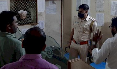 दी अलवर सेंट्रल को ऑपरेटिव बैंक बहरोड में हुई चोरी