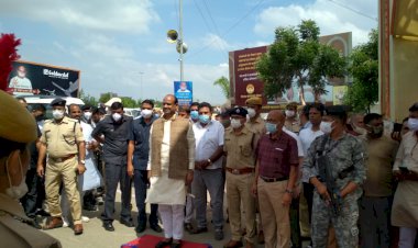 भाजपा जिलाध्यक्ष तेली के नेतृत्व में  लोक सभा अध्यक्ष बिरला का किया अभिनंदन