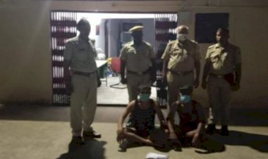 हरसौरा पुलिस की कार्यवाही, अवैध हथियार सहित दो गिरफ्तार