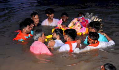 दुजाना गांव में हुआ गणपति विसर्जन व भजन संध्या कार्यक्रम
