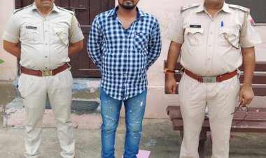 फायरिंग कर दुकान बंद करने धमकी देने वाला तीसरा नामजद आरोपी को गिरफ्तार, अपाची वाइक सहित अवैध  कट्टा बरामद