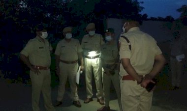 दलित युवक के साथ  मारपीट के बाद मौत मामले मे आईजी ने घटनास्थल का किया निरीक्षण