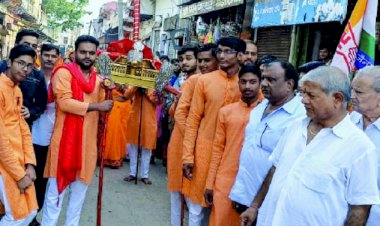 गोविंदगढ़ मे जैन बंधुओ ने निकली श्रीजी की रथयात्रा ,मनाया क्षमावाणी पर्व