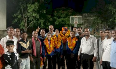 भीलवाड़ा की बेटियों ने दिखाया जलवा, बॉस्केटबॉल में जीता गोल्ड