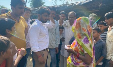 प्रधान ने पदभार ग्रहण करते ही जनता की समस्याओं को सुनने पहुँच रहे गांव गांव,
