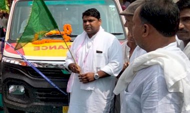 अवधेश बैरवा ने सीएचसी जटवाडा मे नवीन एम्बुलेंस का किया उद्धाटन