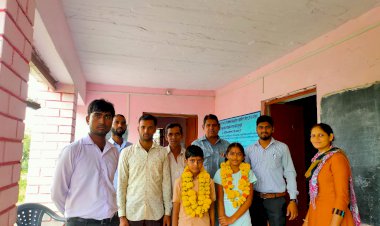 छापरिया खेड़ा विद्यालय के 2 छात्र छात्राओं का नवोदय विद्यालय में चयन