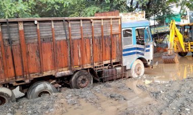 सोडावास-मुंडावर मार्ग की हालत खस्ता, 15 किलोमीटर की रोड में बने हजारो गड्ढे, राहगीर परेशान