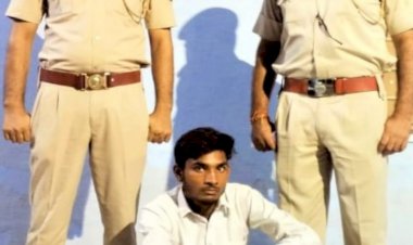 अवैध हथियार रखने के आरोप में युवक गिरफ्तार ,एक कट्टा व एक जिंदा कारतूस बरामद
