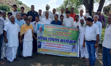 गांधी जयंती के अवसर पर पचलंगी मातेश्वरी धाम पर किया वृक्षारोपण