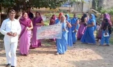 आशा सहयोगिनियों ने निकाली  जागरूकता रैली
