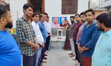 ब्लॉक कॉंग्रेस कमेटी ने मनाई राष्ट्रपिता महात्मा गांधी एवं लाल बहादुर शास्त्री की जयंती