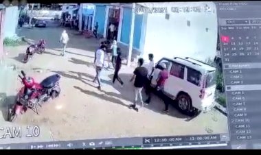 नीमराना कस्बे में फायरिंग कर पीजी संचालक को अपहरण करने का प्रयास, घटना सीसीटीवी में कैद
