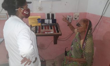 निःशुल्क मेगा नेत्र जांच शिविर में 148 नेत्र रोगियों को मिला जांच और उपचार