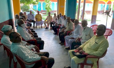 पेंशनर समाज बयाना की बैठक, समस्याओ व समाधान के उपायों को लेकर हुई चर्चा