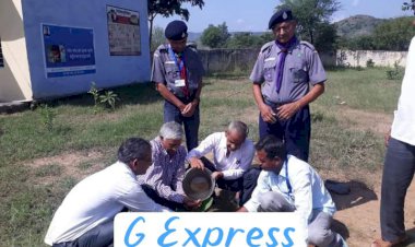 स्काउट ग्रुप ने राउप्रावि गोविंदपुरा में किया वृक्षारोपण