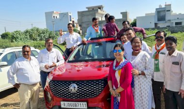 भाजपा ने किया झुग्गी झोपड़ी में रहने वाले बच्चों के मध्य एक अनूठा अद्धभुत कार्यक्रम