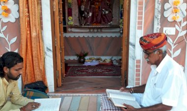 बुगाला के दुर्गामाता मंदिर में अभिजीत मुहूर्त में हुई घट स्थापना