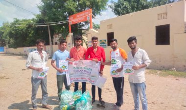 कालियास के युवाओं ने चलाया स्वच्छता अभियान