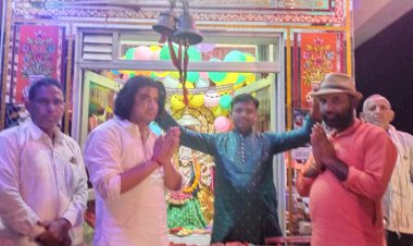 संजय नगर अजीतपुरा के गुडगांवा वाली शीतला माता मन्दिर पर उमड़ा श्रद्धा का सैलाब