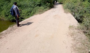दुर्घटना को खुले आम न्यौता दे रहा संकड़ा और बिना सेफ्टीवाल का पुल