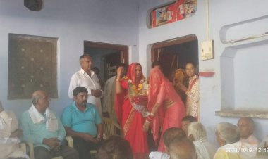 नवनिर्वाचित डीग प्रधान शिखा प्रदीप कोरेर का ग्रामींणों ने किया अभिनंदन