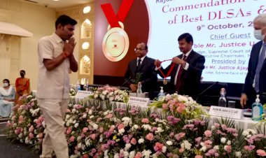 कन्हैया शर्मा को मिला बेस्ट पैरा लीगल वालंटियर अवार्ड