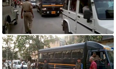 कुख्यात बदमाश पपला को कड़ी सुरक्षा में लाया गया बहरोड़